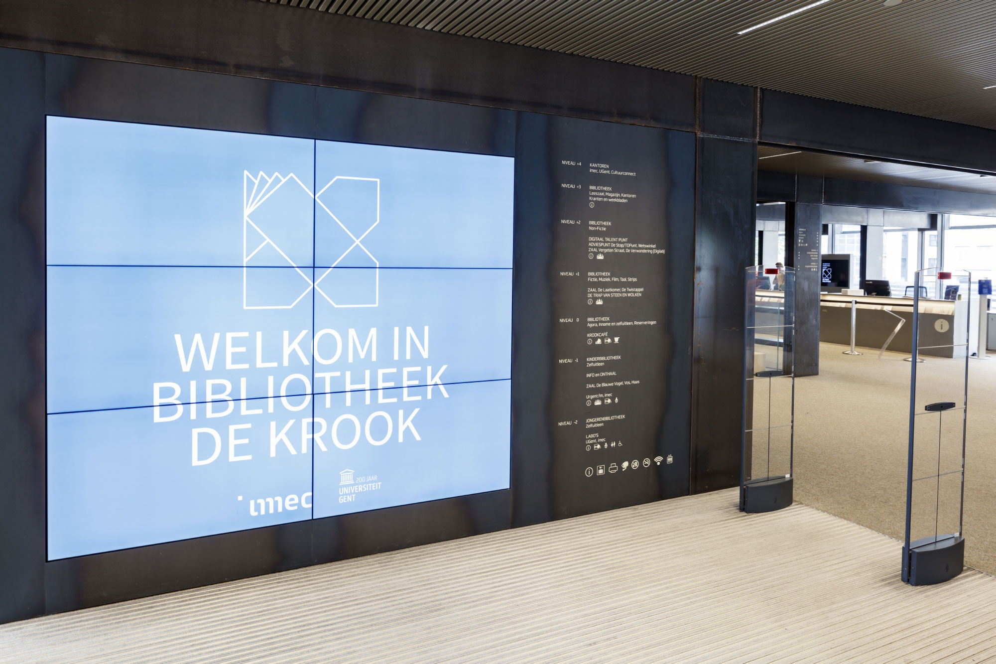 De Krook wayfinding en indoor signalisatie