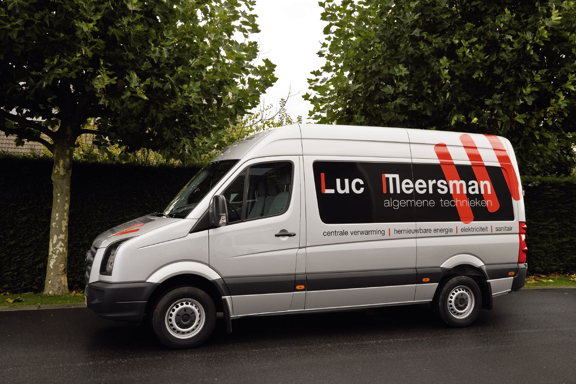 Luc Meersman - Belettering bedrijfswagens