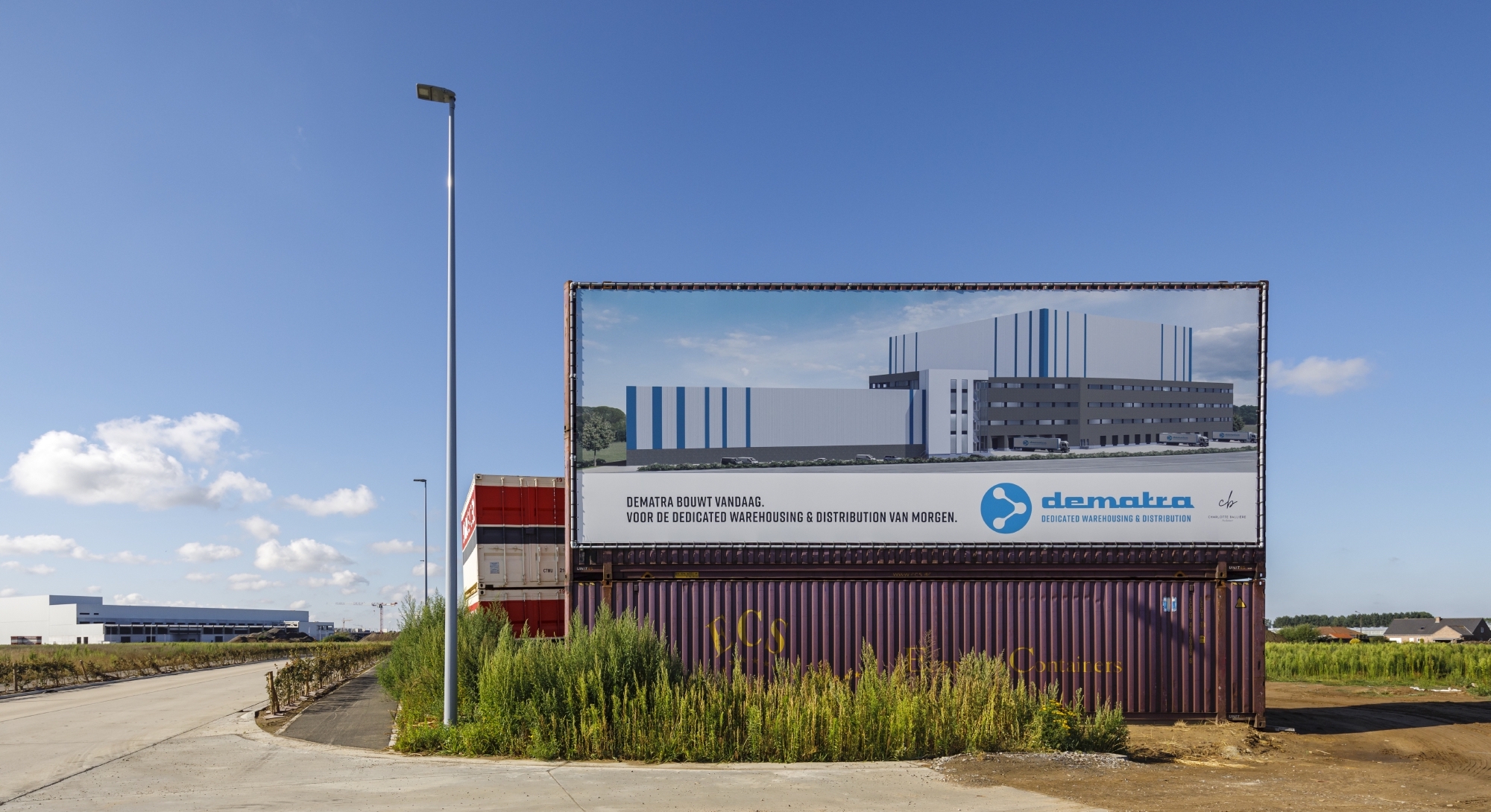 Dematra - De Prijkels - Werfbanner - Lumac Signs