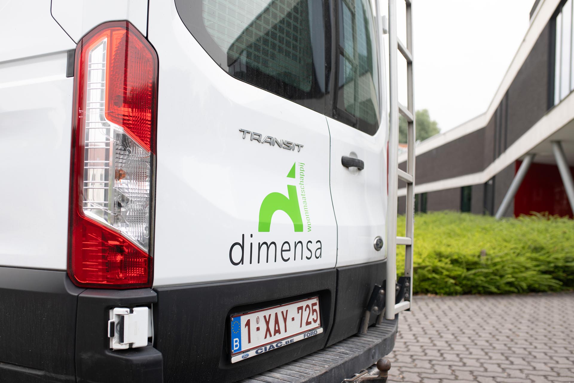 Dimensa fleet belettering