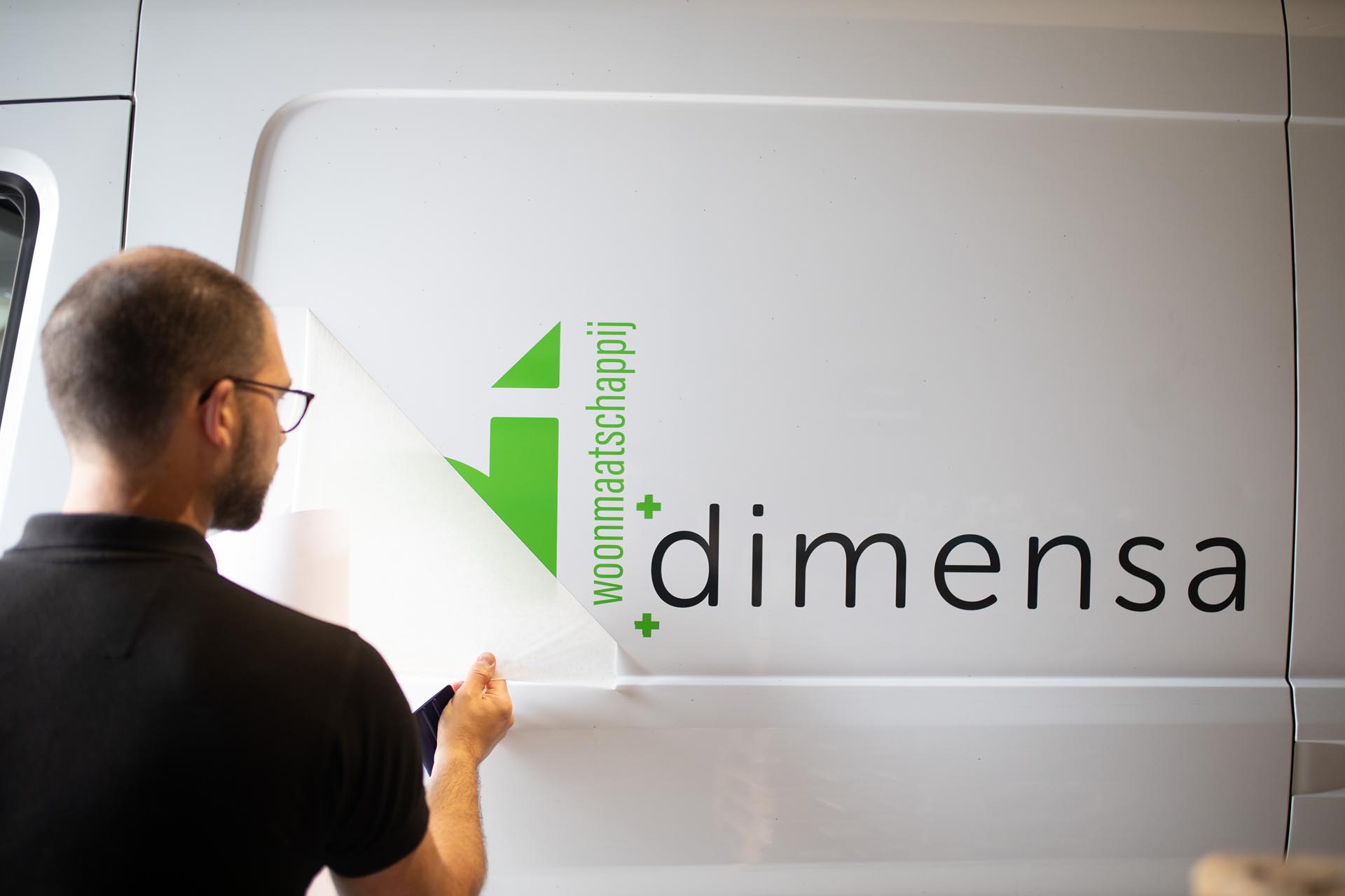 Dimensa fleet belettering