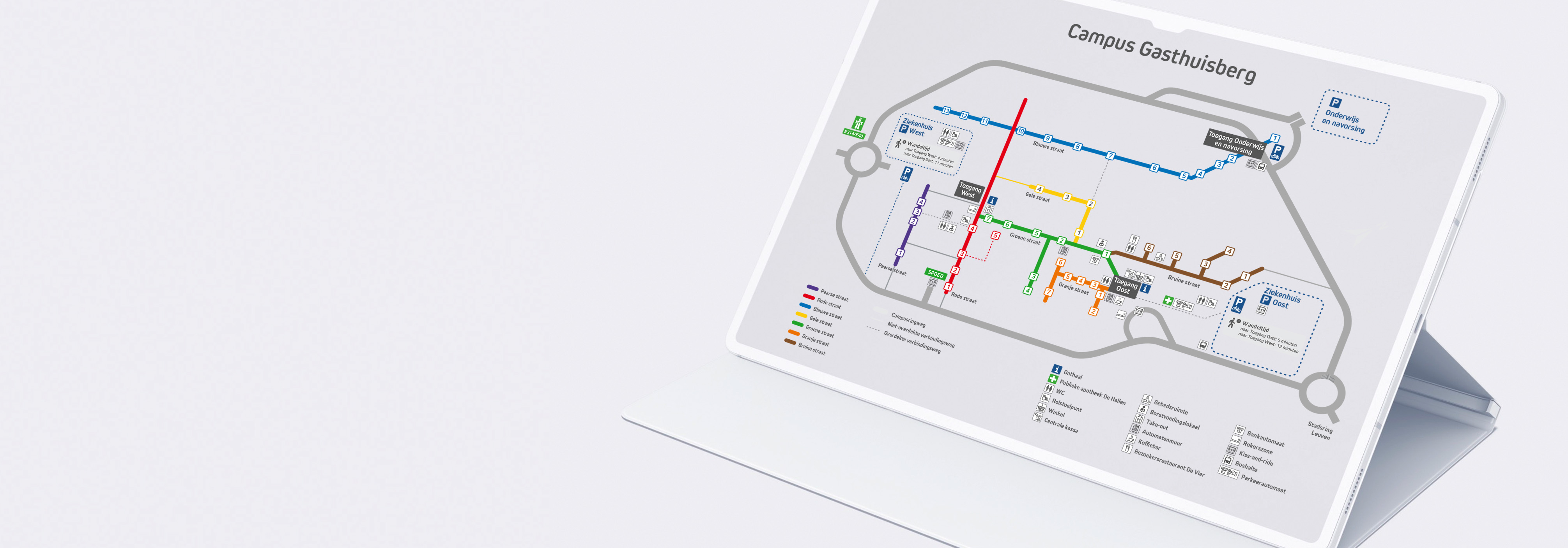 Van kleurenpijlen naar stratenplan