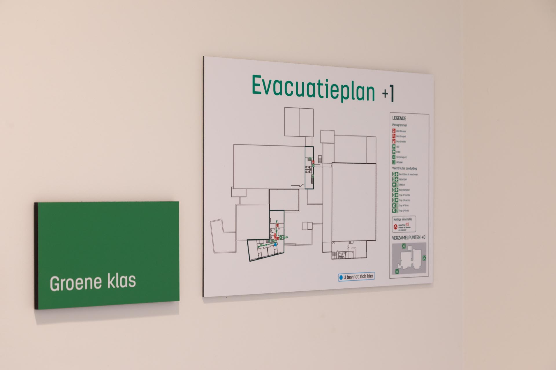evacuatie pictogrammen